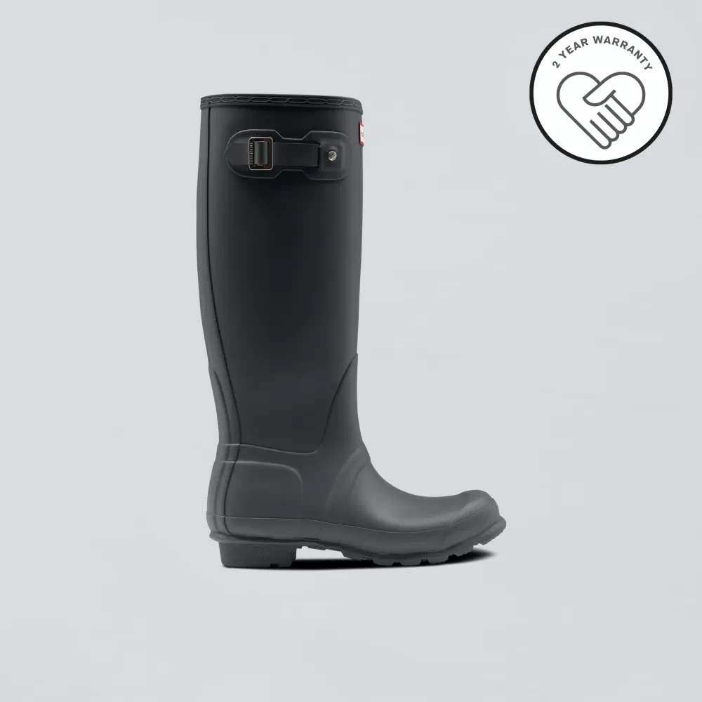 HUNTER Rubber Original Chelsea Boots in Black Womens Mens Shoes Mens Boots Wellington and rain boots 